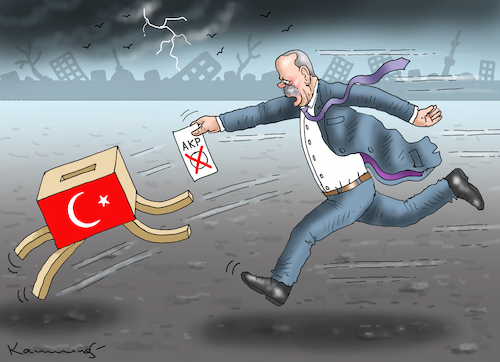 Cartoon: ERDOGAN-WAHLEN (medium) by marian kamensky tagged erdbeben,und,erdogan,wahlen,erdbeben,und,erdogan,wahlen