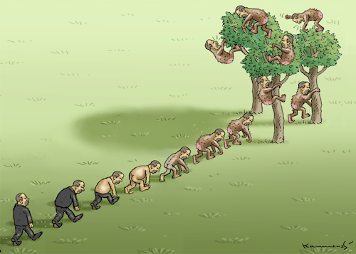 Cartoon: Erdogan versus Evolutionstheorie (medium) by marian kamensky tagged erdogan,versus,evolutionstheorie,erdogan,versus,evolutionstheorie