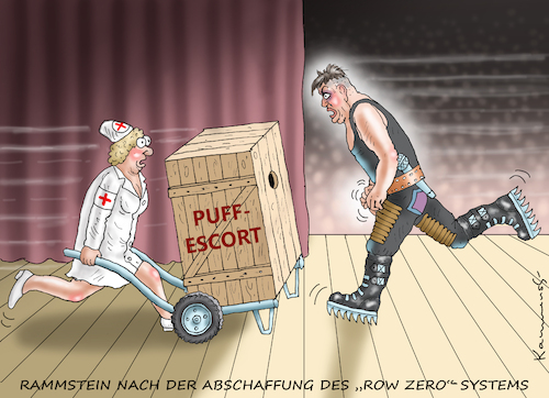 Cartoon: ERSTE HILFE FÜR TILL LINDEMANN (medium) by marian kamensky tagged rammstein,till,lindemann,row,zero,system,rammstein,till,lindemann,row,zero,system