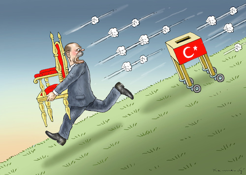 Cartoon: ES WIRD KNAPP FÜR ERDOGAN ! (medium) by marian kamensky tagged afrin,kurden,erdogan,syrien,aramenien,genozid,präsidentenwahlen,afrin,kurden,erdogan,syrien,aramenien,genozid,präsidentenwahlen