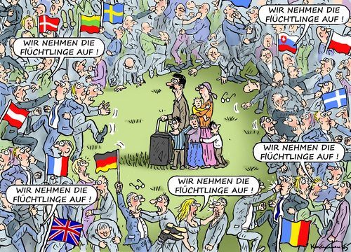Cartoon: EU CHRISTENHEIT (medium) by marian kamensky tagged eu,flüchtlinge,asyl,politik,terrirismus,eu,flüchtlinge,asyl,politik,terrirismus