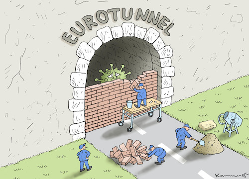 Cartoon: EUROTUNNEL (medium) by marian kamensky tagged coronavirus,epidemie,gesundheit,panik,stillegung,george,floyd,twittertrump,pandemie,eurotunnel,weihnachten,santa,klaus,coronavirus,epidemie,gesundheit,panik,stillegung,george,floyd,twittertrump,pandemie,eurotunnel,weihnachten,santa,klaus