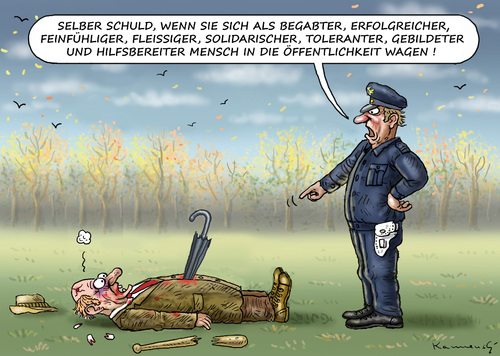 Cartoon: FASCHISTENHERBSTFRÜHLING (medium) by marian kamensky tagged antiglobalisierung,faschismus,pedida,angst,antiglobalisierung,faschismus,pedida,angst