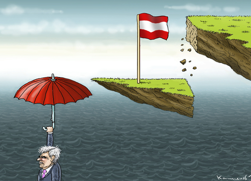 Cartoon: FAYMANNS RÜCKTRITT (medium) by marian kamensky tagged faymanns,rücktritt,faymanns,rücktritt