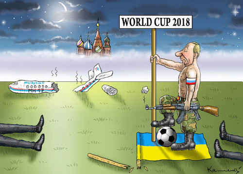 Cartoon: FIFA WORLD CUP 2018 (medium) by marian kamensky tagged obama,trump,präsidentenwahlen,usa,baba,vanga,republikaner,inauguration,demokraten,wikileaks,faschismus,putin,fifa,world,cup,in,russia,obama,trump,präsidentenwahlen,usa,baba,vanga,republikaner,inauguration,demokraten,wikileaks,faschismus,putin,fifa,world,cup,in,russia