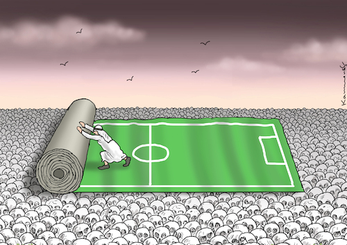 Cartoon: FIFA WORLD CUP IN QATAR (medium) by marian kamensky tagged fifa,world,cup,in,qatar,fifa,world,cup,in,qatar