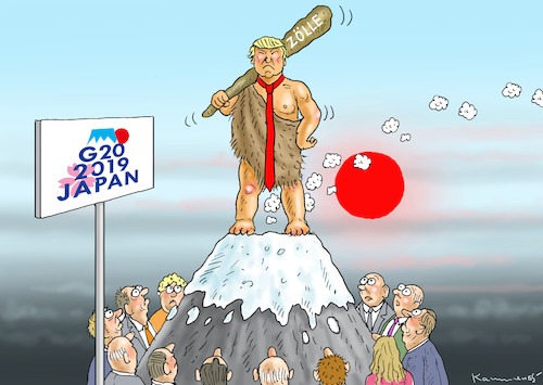 Cartoon: G20 IN OSAKA (medium) by marian kamensky tagged brexit,theresa,may,england,eu,schottland,weicher,wahlen,boris,johnson,nigel,farage,ostern,seidenstrasse,xi,jinping,referendum,trump,monsanto,bayer,glyphosa,strafzölle,g20,in,osaka,brexit,theresa,may,england,eu,schottland,weicher,wahlen,boris,johnson,nigel,farage,ostern,seidenstrasse,xi,jinping,referendum,trump,monsanto,bayer,glyphosa,strafzölle,g20,in,osaka