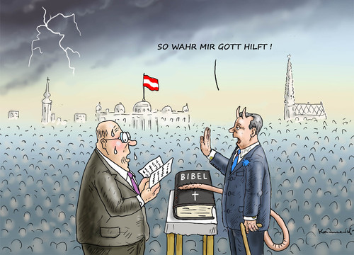 Cartoon: GOTT HILFT HOFER (medium) by marian kamensky tagged norbert,hofer,van,der,bellen,fpö,österreichische,präsidentenwahlen,norbert,hofer,van,der,bellen,fpö,österreichische,präsidentenwahlen