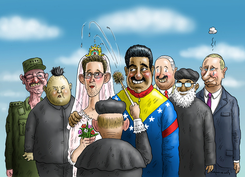 Cartoon: Happy End of Snowden (medium) by marian kamensky tagged snowden,nsa,geheimdienste,russland,putin,verrat,equador,asyl,usa,eu,lauschangriff,in,deutschland,nord,korea,kim,jong,un,prism,tempora,venezuella,manduro,raul,castro,lukaschenko,abhörskandal,snowden,nsa,geheimdienste,russland,putin,verrat,equador,asyl,usa,eu,lauschangriff,in,deutschland,nord,korea,kim,jong,un,prism,tempora,venezuella,manduro,raul,castro,lukaschenko,abhörskandal