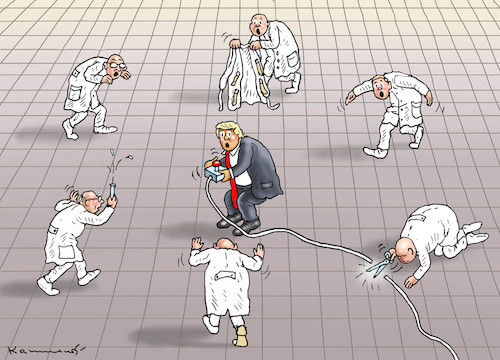 Cartoon: HAPPYEND (medium) by marian kamensky tagged us,wahlen,joe,biden,trump,corona,bob,woodward,harris,pence,us,wahlen,joe,biden,trump,corona,bob,woodward,harris,pence