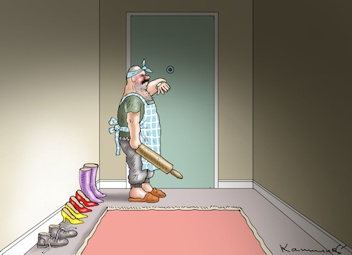 Cartoon: HAUSMANN (medium) by marian kamensky tagged hausmann,hausmann