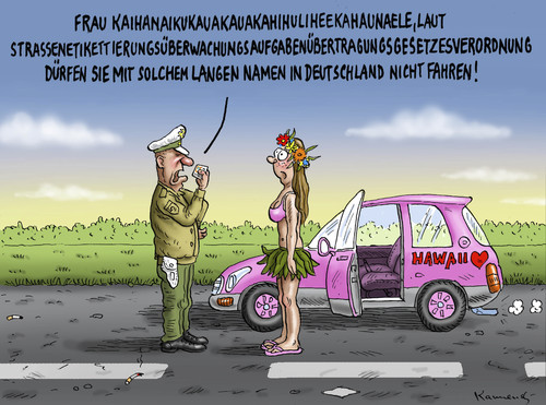 Hawaianerin in Deutschland