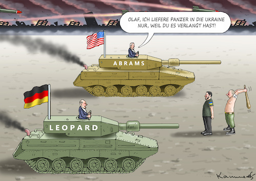 Cartoon: HÖRIGER JOE (medium) by marian kamensky tagged flucht,aus,cherson,putin,energieterror,weihnachtsgenozid,in,der,ukraine,abrams,leopard,flucht,aus,cherson,putin,energieterror,weihnachtsgenozid,in,der,ukraine,abrams,leopard