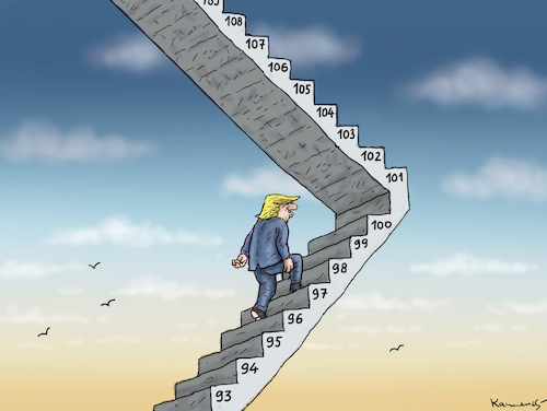 Cartoon: HUNDE-TAGE FÜR TRUMP (medium) by marian kamensky tagged obama,trump,präsidentenwahlen,usa,baba,vanga,republikaner,inauguration,demokraten,100,tage,wikileaks,faschismus,obama,trump,präsidentenwahlen,usa,baba,vanga,republikaner,inauguration,demokraten,100,tage,wikileaks,faschismus