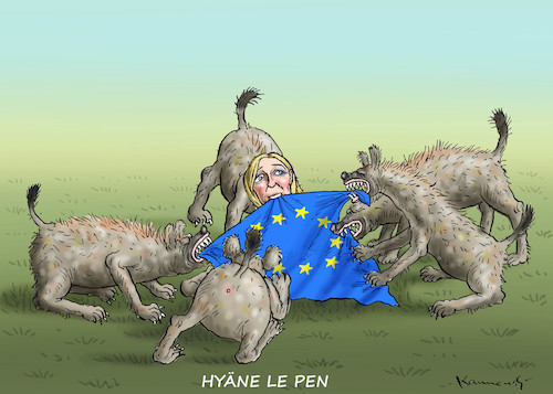 Cartoon: HYÄNE LE PEN (medium) by marian kamensky tagged präsidenten,wahlen,in,frankreich,terroranschlag,champs,elysees,präsidenten,wahlen,in,frankreich,terroranschlag,champs,elysees