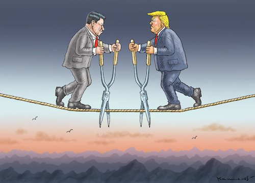 Cartoon: IDIOTENKRIEG (medium) by marian kamensky tagged obama,trump,präsidentenwahlen,usa,baba,vanga,republikaner,inauguration,demokraten,wikileaks,faschismus,trumps,handelskrieg,strafzölle,obama,trump,präsidentenwahlen,usa,baba,vanga,republikaner,inauguration,demokraten,wikileaks,faschismus,trumps,handelskrieg,strafzölle