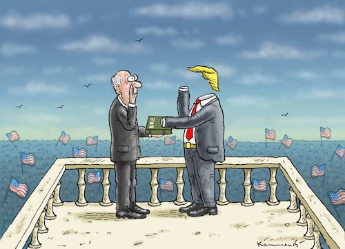 Cartoon: INAUGURATION DER LUFT (medium) by marian kamensky tagged obama,trump,präsidentenwahlen,usa,baba,vanga,republikaner,inauguration,der,luft,demokraten,faschismus,obama,trump,präsidentenwahlen,usa,baba,vanga,republikaner,inauguration,der,luft,demokraten,faschismus