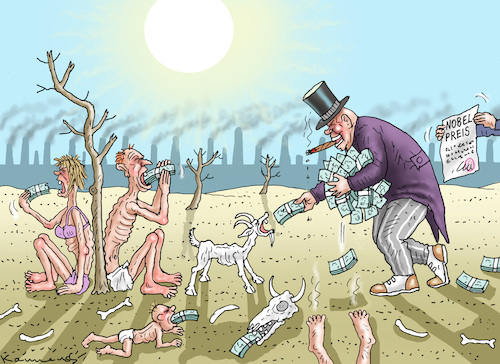 Cartoon: INDUSTRIELLER HILFT (medium) by marian kamensky tagged industrieller,hilft,klimawandel,globalerwärmung,hitzewelle,industrieller,hilft,klimawandel,globalerwärmung,hitzewelle