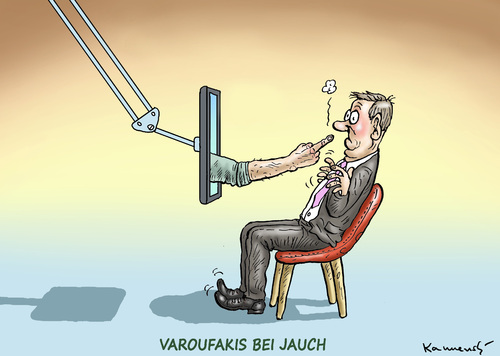 Cartoon: JAUCH (medium) by marian kamensky tagged alexis,tsipras,griechenland,rettungsschirm,janis,varoufakis,schuldenschnitt,eu,griechowestern,alexis,tsipras,griechenland,rettungsschirm,janis,varoufakis,schuldenschnitt,eu,griechowestern