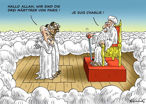 Cartoon: JE SUIS CHARLIE (medium) by marian kamensky tagged je,suis,charlie,hebdo,islamisten,terror,paris,je,suis,charlie,hebdo,islamisten,terror,paris