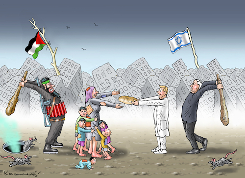 Cartoon: KÄMPFENDER NETANYAHU (medium) by marian kamensky tagged hamas,greift,israel,an,happy,halloween,wahnsinniger,musk,kriegs,ostern,kämpfender,netanyahu,gaza,hamas,greift,israel,an,happy,halloween,wahnsinniger,musk,kriegs,ostern,kämpfender,netanyahu,gaza