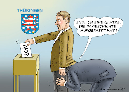 Cartoon: KEMMERICH UND GESCHICHTSLEHRER H (medium) by marian kamensky tagged merkel,seehofer,unionskrise,csu,cdu,flüchtlinge,gauland,merz,afd,akk,spahn,pegida,hutbürger,höcke,führer,wahlen,thüringen,merkel,seehofer,unionskrise,csu,cdu,flüchtlinge,gauland,merz,afd,akk,spahn,pegida,hutbürger,höcke,führer,wahlen,thüringen