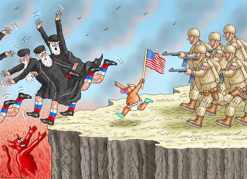 Cartoon: KINDERGARTENKRIEG (medium) by marian kamensky tagged board,of,oil,peace,iran,trump,krieg,putin,hormus,kuba,board,of,oil,peace,iran,trump,krieg,putin,hormus,kuba