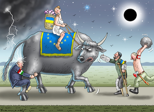 Cartoon: KLOTZ AM BEIN ORBAN (medium) by marian kamensky tagged klotz,am,bein,orban,eu,ukrainehilfe,selenskyj,putin,klotz,am,bein,orban,eu,ukrainehilfe,selenskyj,putin