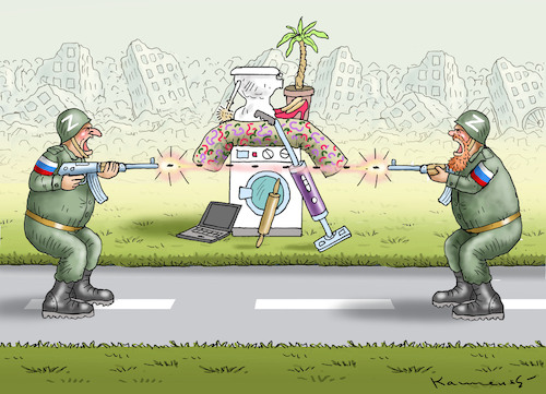 Cartoon: KRIEGSBEUTESTREIT (medium) by marian kamensky tagged putins,bescherung,ukraine,provokation,swift,nato,osterweiterung,putins,bescherung,ukraine,provokation,swift,nato,osterweiterung