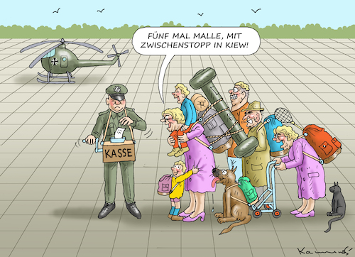 Cartoon: LAMBRECHT UNTERWEGS (medium) by marian kamensky tagged putins,bescherung,ukraine,provokation,swift,nato,osterweiterung,putins,bescherung,ukraine,provokation,swift,nato,osterweiterung