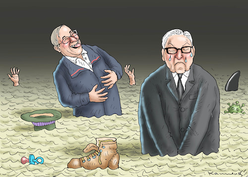 Cartoon: LASCHETS LACHANFALL (medium) by marian kamensky tagged delta,abmachung,spahn,lockdown,kinder,überschwemmungen,schulen,laschets,lachanfall,fussbal,em,johnson,delta,abmachung,spahn,lockdown,kinder,überschwemmungen,schulen,laschets,lachanfall,fussbal,em,johnson