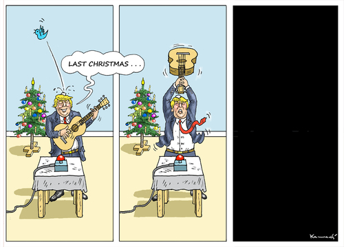 Cartoon: LAST CHRISTMAS (medium) by marian kamensky tagged obama,trump,präsidentenwahlen,usa,baba,vanga,republikaner,putin,trumputin,demokraten,wikileaks,faschismus,obama,trump,präsidentenwahlen,usa,baba,vanga,republikaner,putin,trumputin,demokraten,wikileaks,faschismus