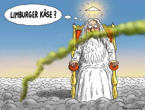 Cartoon: Limburger Käse (medium) by marian kamensky tagged bischof,franz,peter,tebartz,van,elst,katholische,kirche,geldmissbrauch,papst,franciskus,warten,auf,die,audienz,limburger,käse,bischof,franz,peter,tebartz,van,elst,katholische,kirche,geldmissbrauch,papst,franciskus,warten,auf,die,audienz,limburger,käse