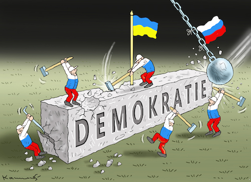 Cartoon: LUPENREINER DEMOKRAT PUTIN (medium) by marian kamensky tagged putins,bescherung,ukraine,provokation,baerbock,lawrow,nato,osterweiterung,putins,bescherung,ukraine,provokation,baerbock,lawrow,nato,osterweiterung