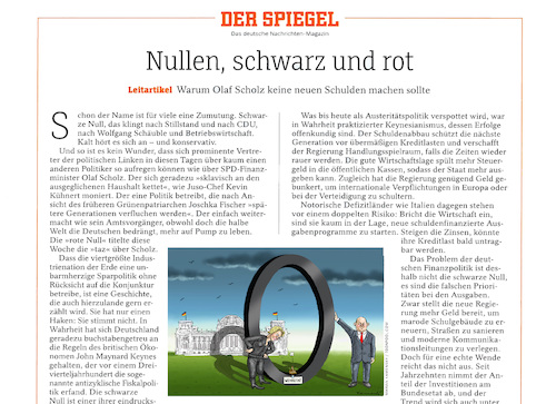 Cartoon: MEIN CARTOON HEUTE IM SPIEGEL (medium) by marian kamensky tagged scholz,ursula,von,der,leyen,wehretat,scholz,ursula,von,der,leyen,wehretat