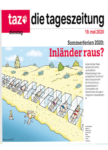 MEIN CARTOON IN DER TAZ