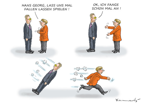 Cartoon: MERKEL LÄSST MASSEN FALLEN (medium) by marian kamensky tagged chemnitz,lynchjustiz,rchtsradikale,proteste,sachsen,maaßen,merkel,chemnitz,lynchjustiz,rchtsradikale,proteste,sachsen,maaßen,merkel