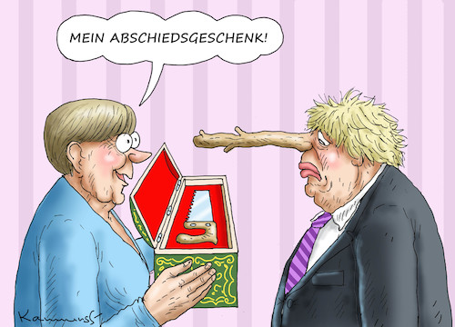 MERKELS LETZTES TREFFEN MIT BOJO