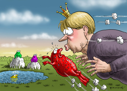 Cartoon: Merkels Liebestollwut (medium) by marian kamensky tagged peer,steinbrück,kanzlerkandidat,wahlen,spd,sigmar,gabriel,attacke,angela,merkel,cdu,scu,stinkefinger,peer,steinbrück,kanzlerkandidat,wahlen,spd,sigmar,gabriel,attacke,angela,merkel,cdu,scu,stinkefinger