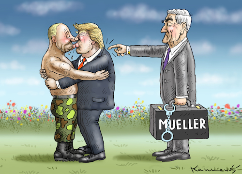 Cartoon: MUELLER VS TRUMP (medium) by marian kamensky tagged obama,trump,präsidentenwahlen,usa,baba,vanga,republikaner,inauguration,demokraten,fbi,james,comey,mueller,vs,wikileaks,faschismus,obama,trump,präsidentenwahlen,usa,baba,vanga,republikaner,inauguration,demokraten,fbi,james,comey,mueller,vs,wikileaks,faschismus