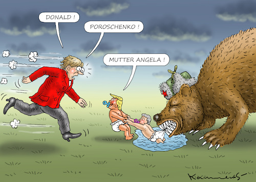 Cartoon: MUTTER ANGELA (medium) by marian kamensky tagged babtschenko,ukraine,russland,putin,mord,poroschenko,trump,merkel,azovscher,see,babtschenko,ukraine,russland,putin,mord,poroschenko,trump,merkel,azovscher,see