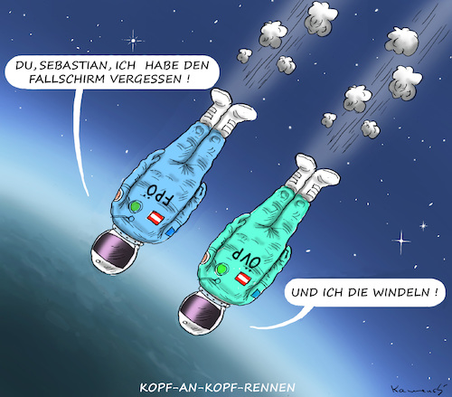 Cartoon: NATIONALRATSWAHLEN IN ÖSTERREICH (medium) by marian kamensky tagged nationalratswahlen,in,österreich,kurz,kern,strache,nationalratswahlen,in,österreich,kurz,kern,strache