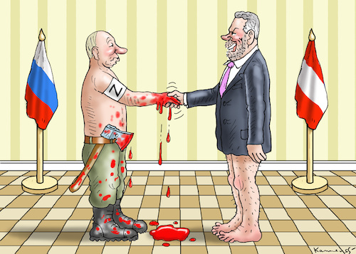 Cartoon: NEHAMMER IN MOSKAU (medium) by marian kamensky tagged putins,bescherung,ukraine,provokation,swift,nato,osterweiterung,putins,bescherung,ukraine,provokation,swift,nato,osterweiterung