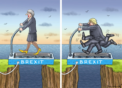 Cartoon: NEUER ANLAUF (medium) by marian kamensky tagged brexit,theresa,may,england,eu,schottland,weicher,wahlen,boris,johnson,nigel,farage,ostern,seidenstrasse,xi,jinping,referendum,trump,monsanto,bayer,glyphosa,strafzölle,brexit,theresa,may,england,eu,schottland,weicher,wahlen,boris,johnson,nigel,farage,ostern,seidenstrasse,xi,jinping,referendum,trump,monsanto,bayer,glyphosa,strafzölle