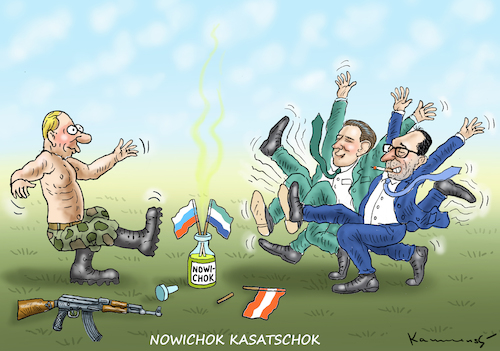 Cartoon: NEUTRALES ÖSTERREICH ? (medium) by marian kamensky tagged theresa,may,putin,sergei,skripal,novichok,russia,kgb,poison,attack,england,agents,theresa,may,putin,sergei,skripal,novichok,russia,kgb,poison,attack,england,agents