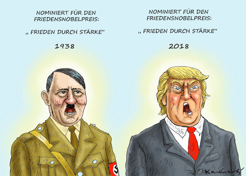 Nobles Preis für Trump