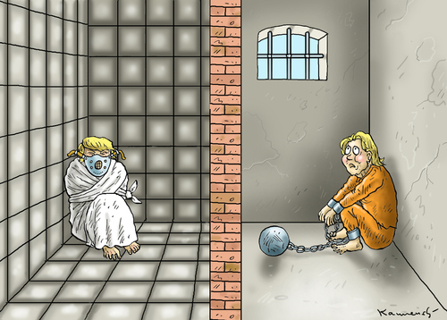 Cartoon: Nur so kann mann USA noch retten (medium) by marian kamensky tagged mail,affair,clinton,trump,presidentenwahlen,usa,mail,affair,clinton,trump,presidentenwahlen,usa