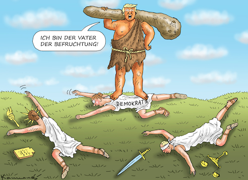 Cartoon: OBERBEFRUCHTUNGSVATER TRUMP (medium) by marian kamensky tagged trump,und,der,hurrikan,milton,us,wahlen,oberbefruchtungsvater,trump,und,der,hurrikan,milton,us,wahlen,oberbefruchtungsvater