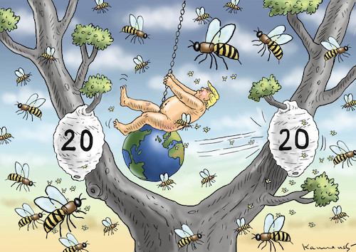 Cartoon: ONLY FOR TRUMP A HAPPY NEW YEAR (medium) by marian kamensky tagged brexit,theresa,may,england,eu,schottland,weicher,wahlen,boris,johnson,nigel,farage,ostern,seidenstrasse,xi,jinping,referendum,trump,monsanto,bayer,glyphosa,strafzölle,brexit,theresa,may,england,eu,schottland,weicher,wahlen,boris,johnson,nigel,farage,ostern,seidenstrasse,xi,jinping,referendum,trump,monsanto,bayer,glyphosa,strafzölle