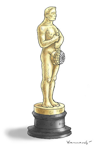 Cartoon: OSCAR 2 (medium) by marian kamensky tagged weinstein,me,too,oscar,hollywood,weinstein,me,too,oscar,hollywood